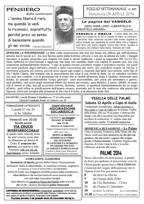 Settimana 697 alb
