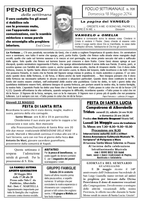 Settimana 703 alb