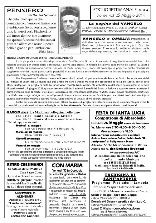 Settimana 704 alb