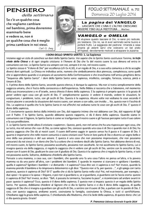 Settimana 712 alb