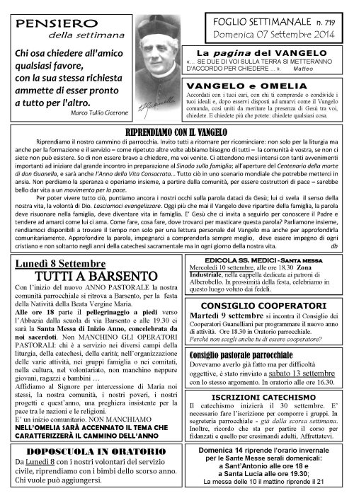 Settimana 719 alb