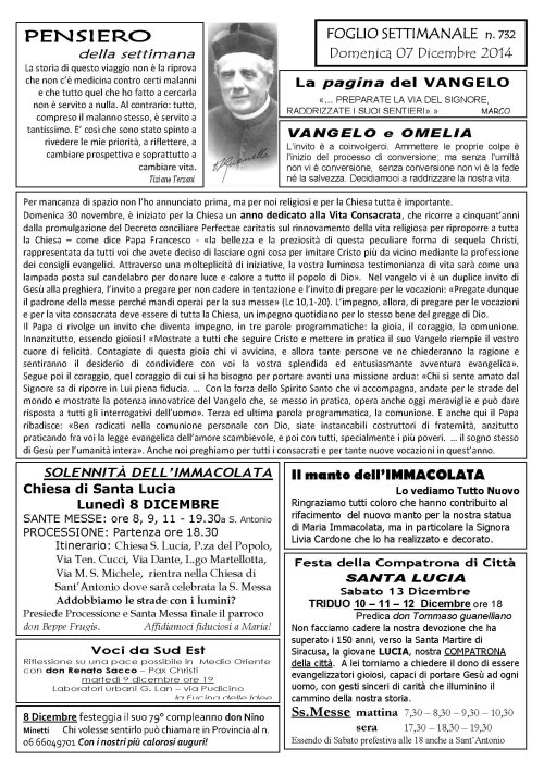 Settimana 732 alb