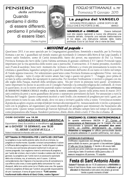 Settimana 737 alb