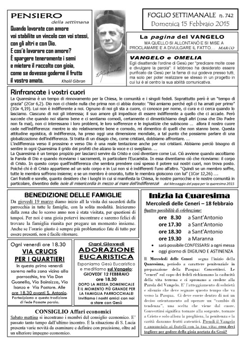 Settimana 742 alb
