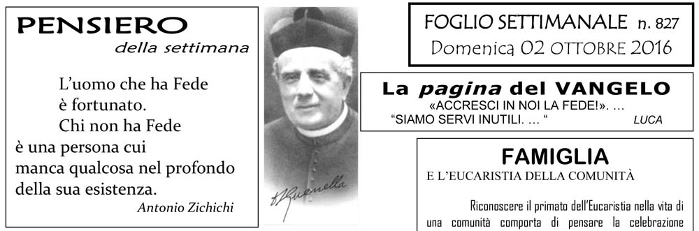 Settimana 827 alb