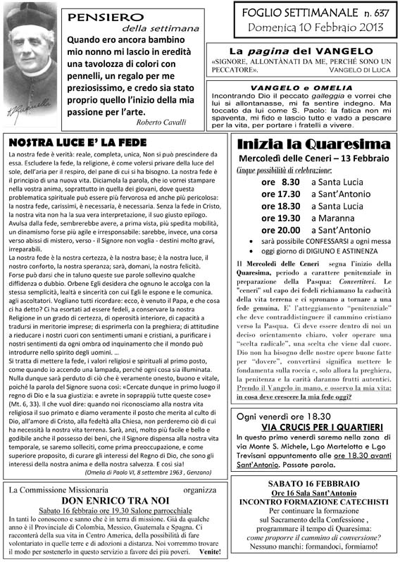 Settimana 637 alb