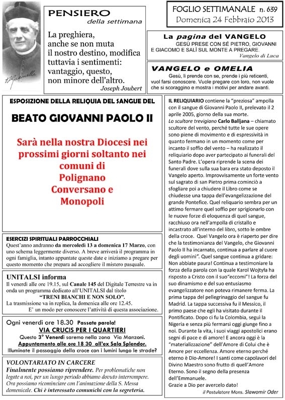 Settimana 639 alb