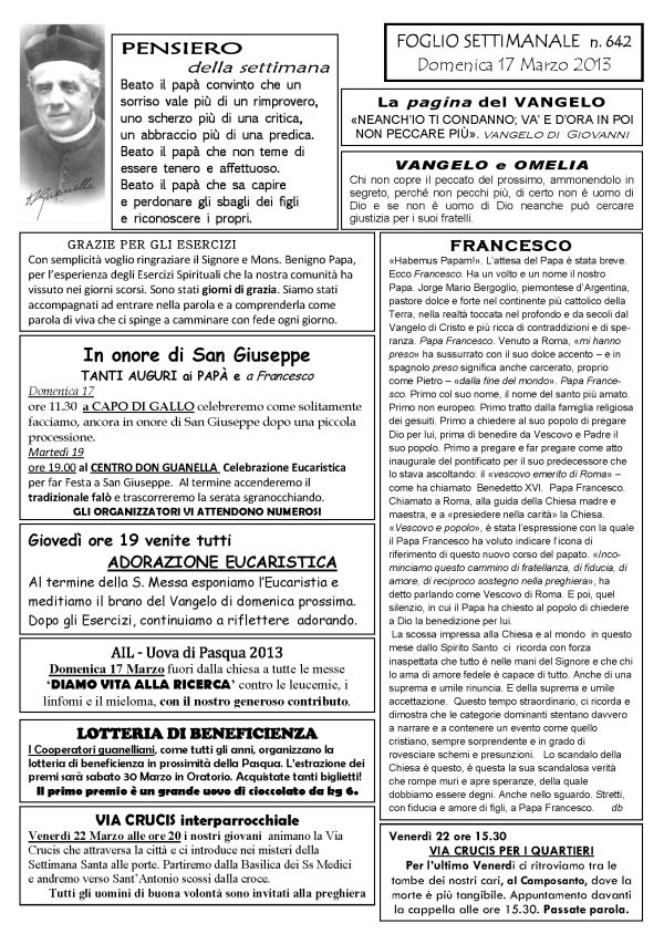 Settimana 642 alb