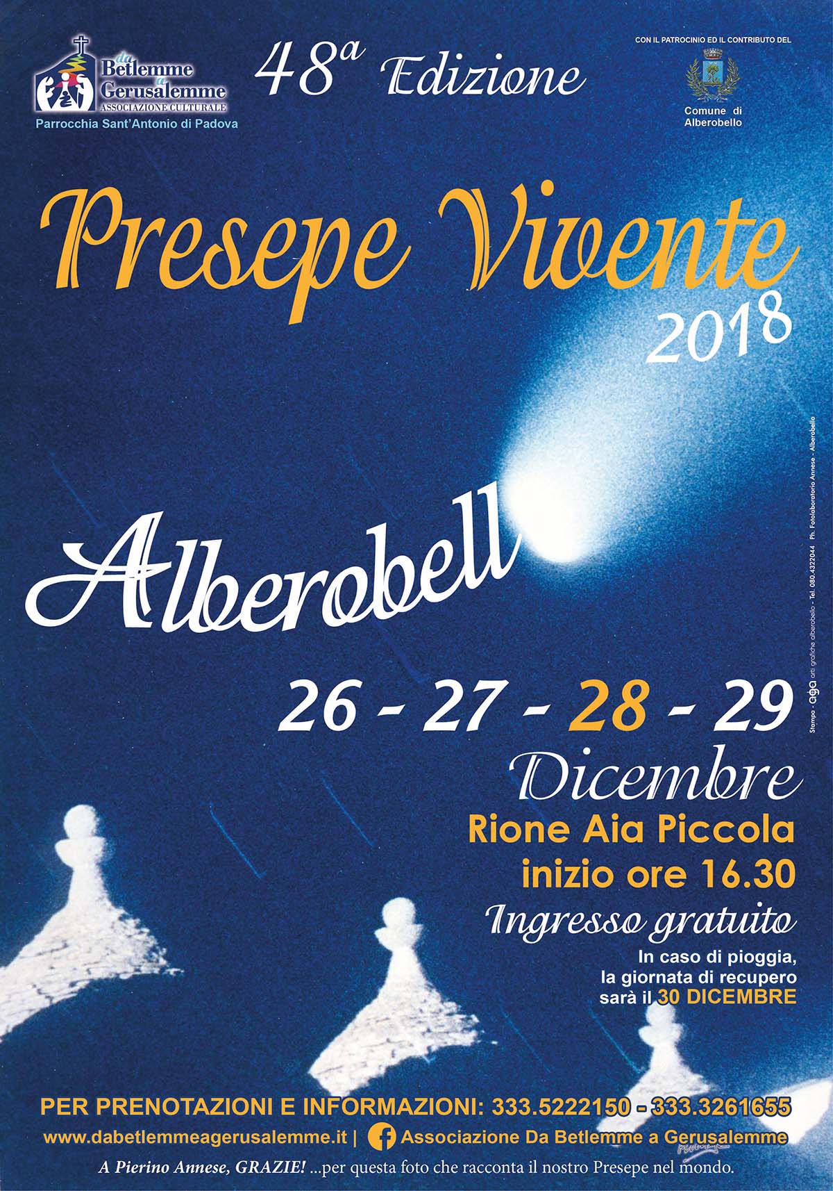 presepe vivente 2018