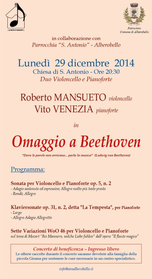 LOCANDINA AMA Mansueto 29 12 2014 Omaggio a Beethoven